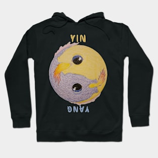 Dragon Yin Yang by The Color Worker Hoodie